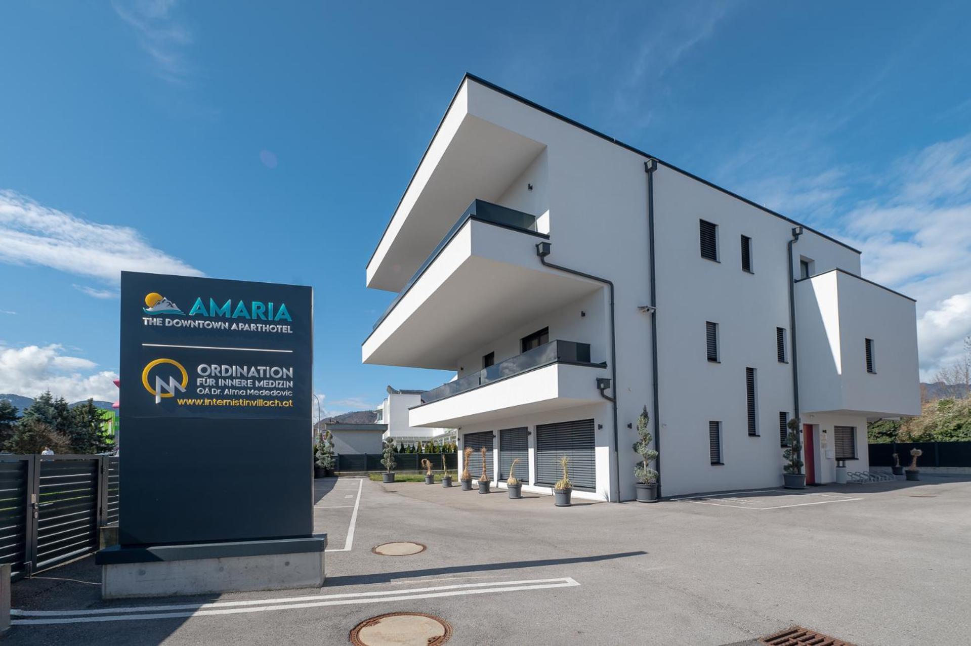 Amaria Downtown Aparthotel Villach Exterior foto