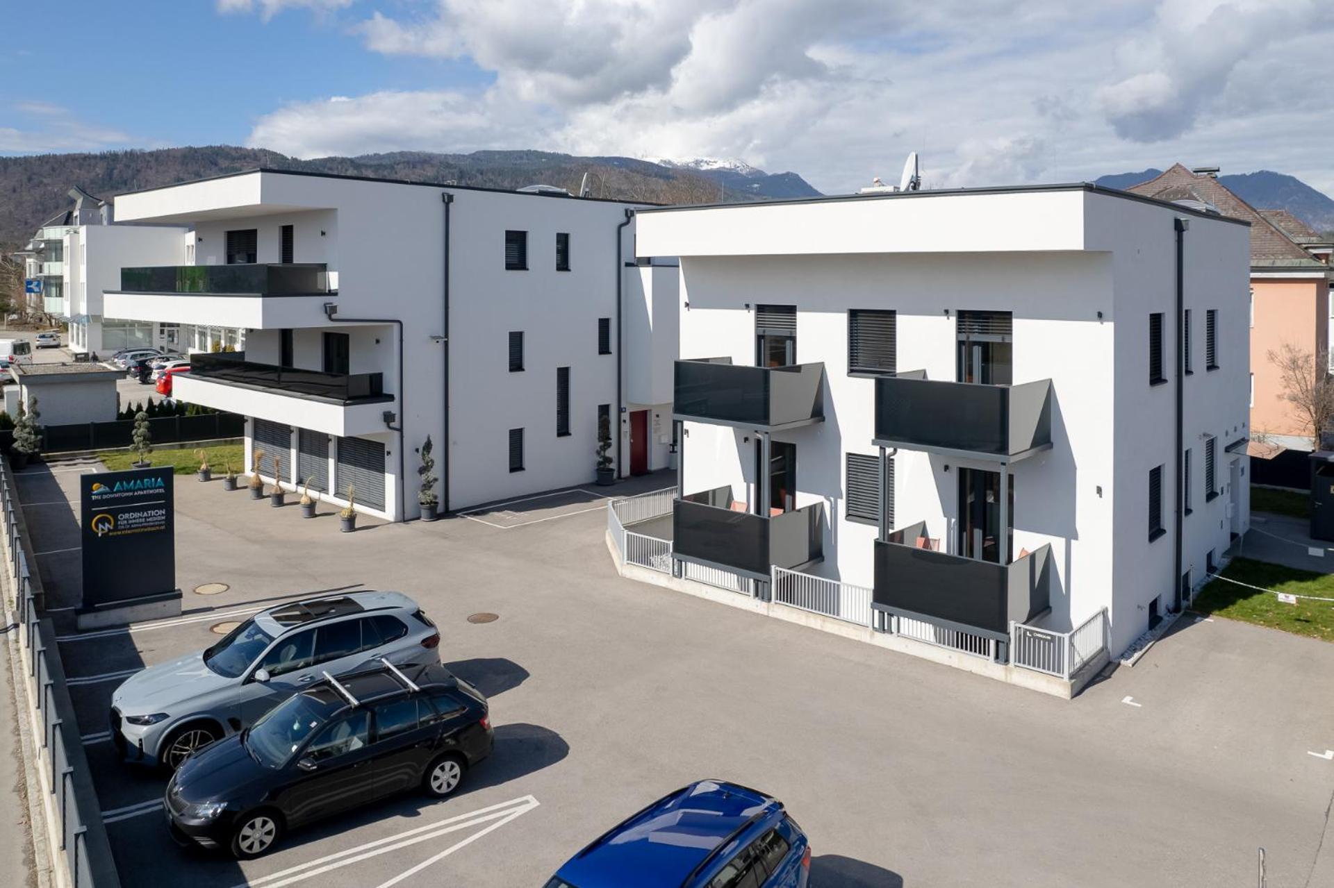Amaria Downtown Aparthotel Villach Exterior foto